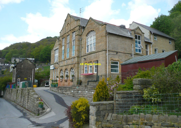 Photo 6"x4" Robin Wood Board School, Lydgate, Todmorden Todmorden c2010