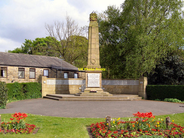 Photo 6"x4" Littleborough War Memorial and Memorial Garden Littleborough\/SD9316 c2010