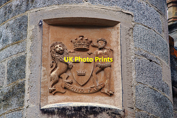 Photo 6"x4" Arms of the Clan Grant - West Lodge Castle Grant Grantown-On-Spey c2010