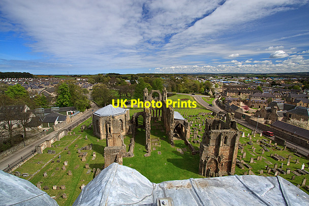 Photo 6"x4" Elgin Cathedral - view from the Northwest Tower Elgin c2010