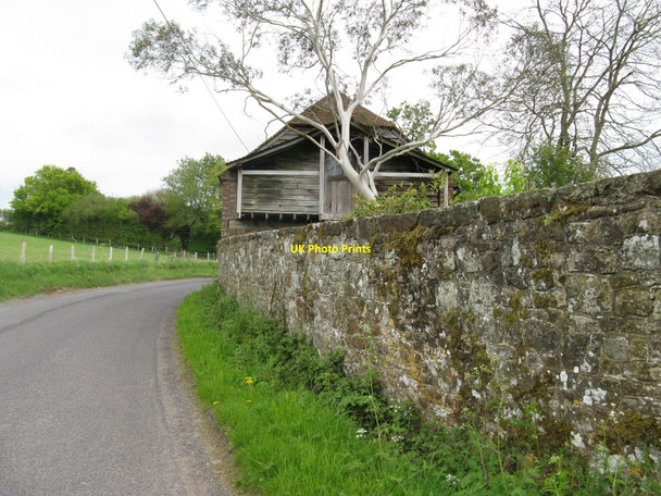 Photo 6"x4" Verandah on outbuilding at Hoewyck Farm Bexleyhill c2010