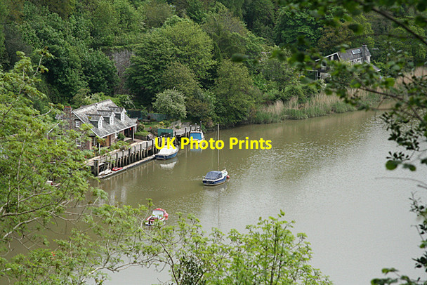 Photo 6"x4" Calstock: towards Lower Kelly Calstock c2010