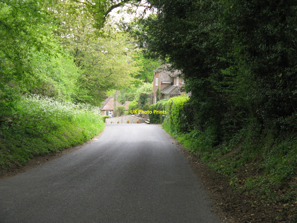 Photo 6"x4" Houses at northern end of Lodsworth on Smithbrook Hill Leggatt Hill c2010