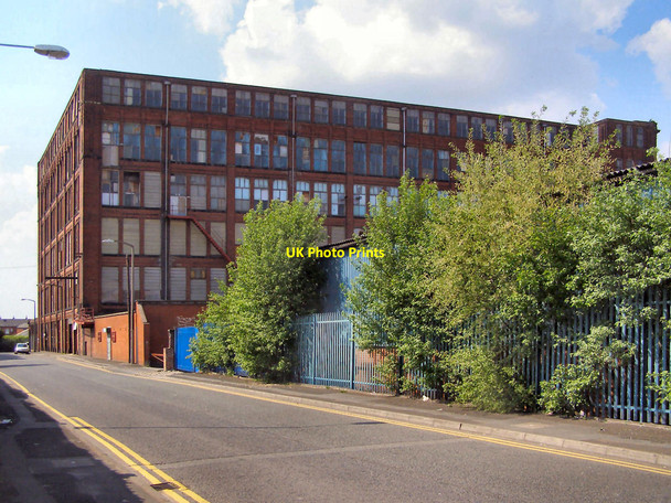 Photo 6"x4" Bolton Textile Mill Farnworth\/SD7305 c2010
