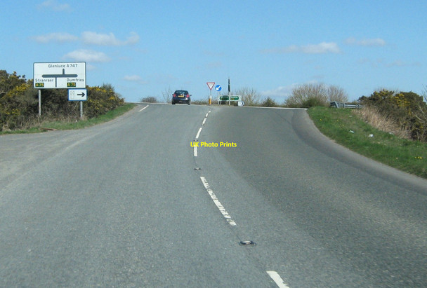 Photo 6"x4" A747 meets the A75 Glenluce c2010