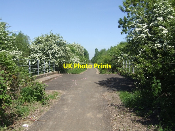 Photo 6"x4" Cycle route on the old railway Goscote c2010