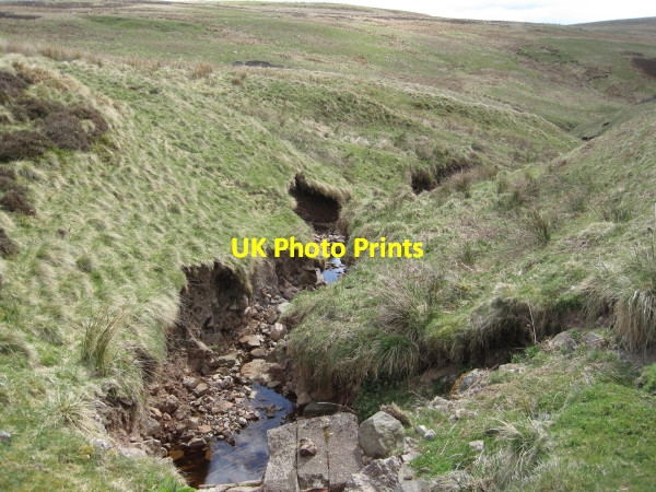 Photo 6"x4" Puncherton Burn near Puncherton Clennell c2010