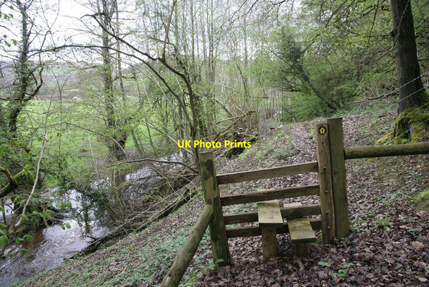 Photo 6"x4" Stile along the footpath Dolyhir c2010
