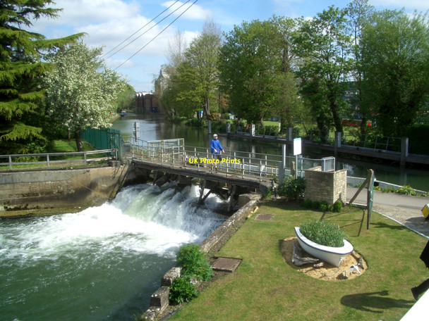 Photo 6"x4" Weir above Osney Lock Oxford\/SP5106 c2010