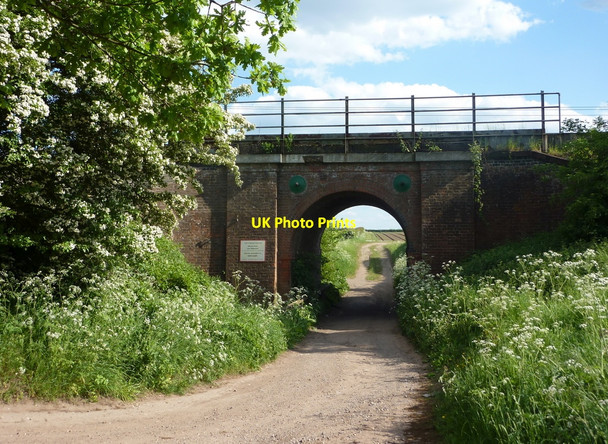 Photo 6"x4" Railway bridge near Great Morton Retford c2010