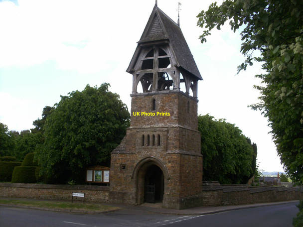 Photo 6"x4" Gt Bourton Church Lych Gate & Bell Tower Great Bourton c2010