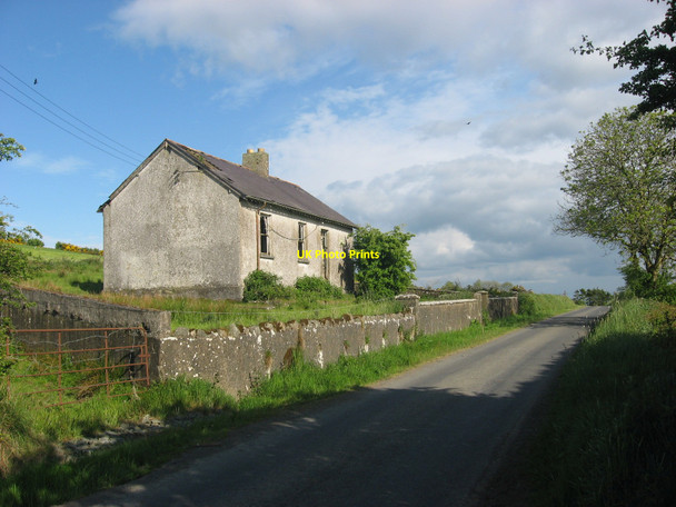 Photo 6"x4" Old National School at Derryhum, Co. Cavan Grousehall c2010