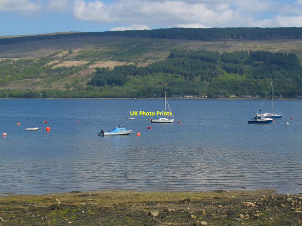 Photo 6"x4" Boats moored in Loch Fyne Newtown\/NN0907 c2010