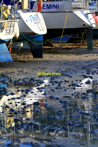 Photo 6"x4" Laxey Harbour Old Laxey c2010