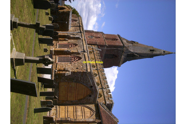 Photo 6"x4" Parish Church at Crick Crick\/SP5872 c2010