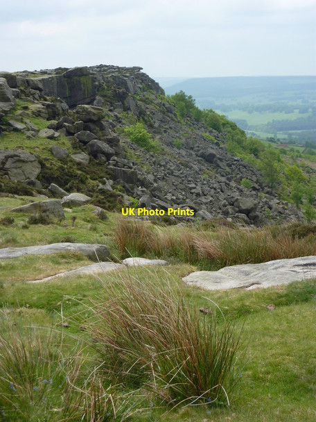 Photo 6"x4" By Baslow Edge Curbar c2010