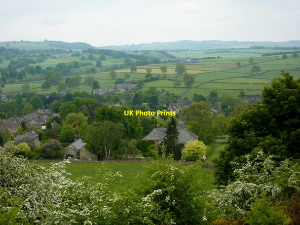 Photo 6"x4" Overlooking Baslow Baslow c2010