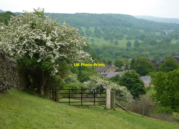Photo 6"x4" Footpath above Baslow Baslow c2010