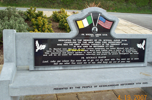 Photo 6"x4" Fr. Mychal Judge Memorial Near Keshcarrigan Keshcarrigan c2007