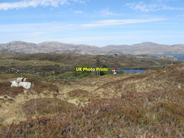 Photo 6"x4" Rough scrubby hillside below Uabhal Beag Miabhaig\/NG1596 c2010