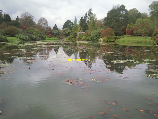 Photo 6"x4" The Middle Lake at Sheffield Park Gardens after rain Fletching c2010