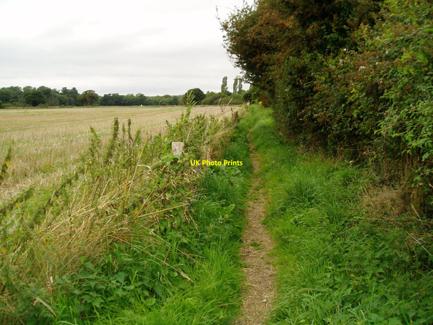 Photo 6"x4" Footpath 2176 from Angmering to Arundel Road (A27) Angmering c2009
