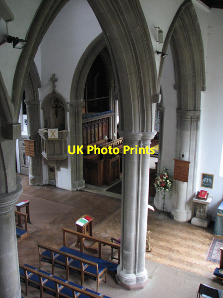 Photo 6"x4" Ampthill: St Andrew - interior Ampthill c2010