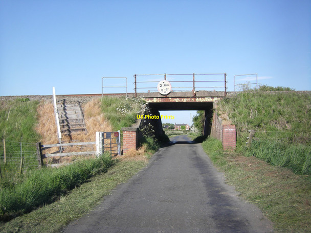 Photo 6"x4" Railway Bridge over Cartmell Lane Moss Side\/SD3830 c2010