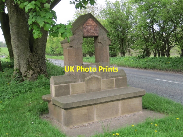 Photo 6"x4" Memorial for the Roachburn Pit Disaster Hallbankgate c2010