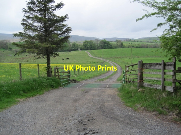 Photo 6"x4" Footpath and Track to Clowshill Holme Hallbankgate c2010