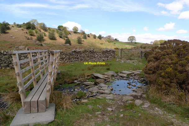 Photo 6"x4" Footbridge near Gilpinpark Plantation Windermere\/SD4198 c2010