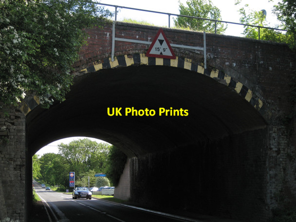 Photo 6"x4" The railway crosses the Fosse Whitnash c2010