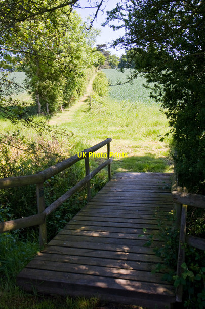 Photo 6"x4" Footpath to The Ridgeway Potters Bar c2010