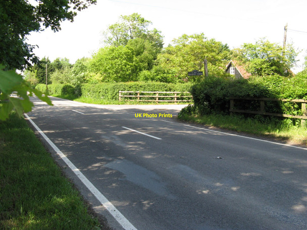 Photo 6"x4" Entrance to Malham Farms off the B2133 Roundstreet Common c2010