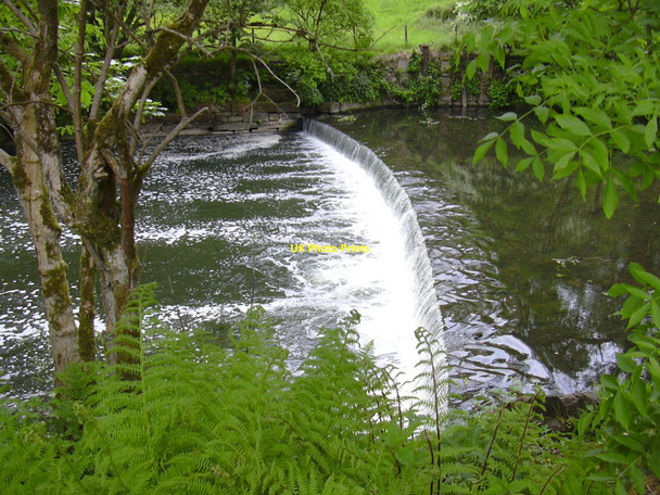 Photo 6"x4" Weir on the River Irwell at Irwell Vale, Rossendale, Lancashire Chatterton c2010
