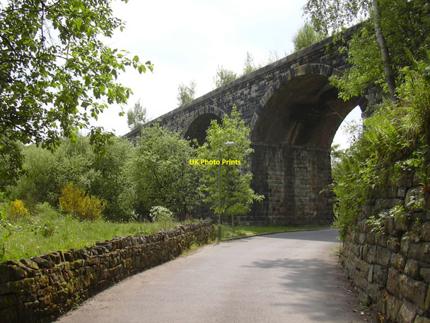 Photo 6"x4" Viaduct at Lumb, Edenfield, Lancashire Lumb\/SD7819 c2010