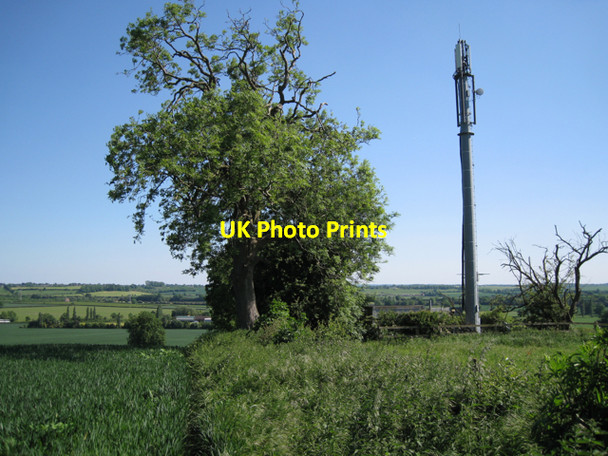 Photo 6"x4" Phone mast, Crown Hill Radford Semele c2010