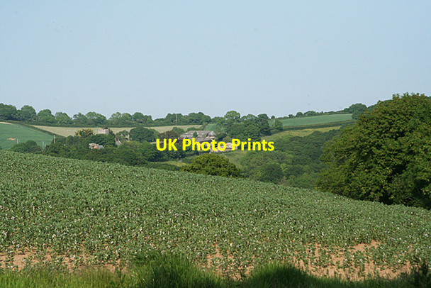 Photo 6"x4" Holcombe Burnell: towards the church Longdown\/SX8691 c2010