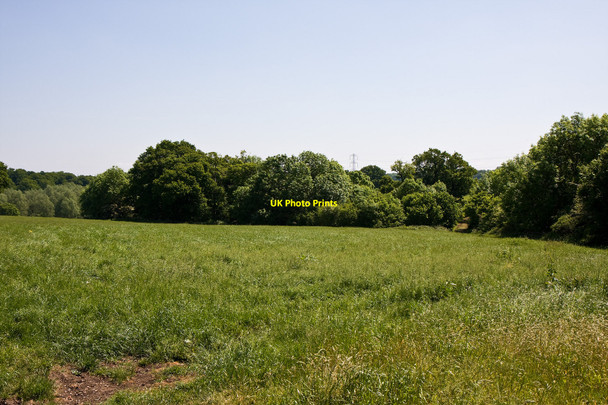 Photo 6"x4" Field Beside the M25 Potters Bar c2010