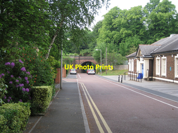 Photo 6"x4" Railway bridge, Brook Road, Cheadle Cheadle\/SJ8688 c2010