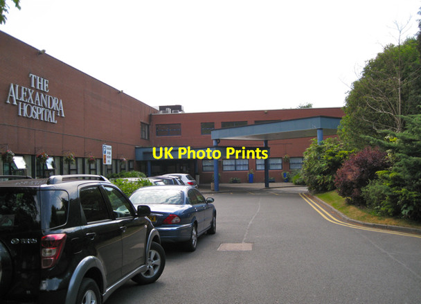 Photo 6"x4" Entrance, Alexandra Hospital, Cheadle Cheadle\/SJ8688 c2010