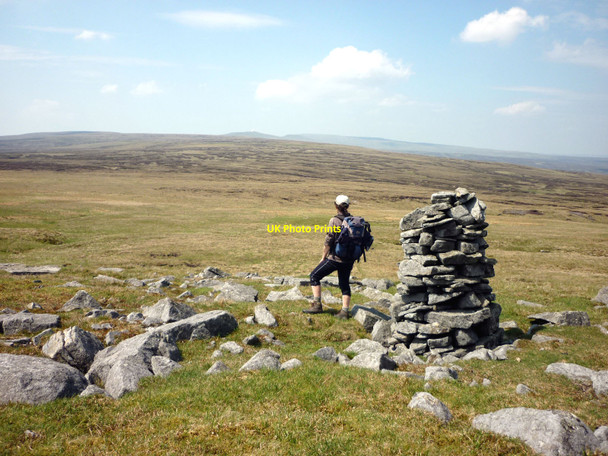 Photo 6"x4" Cairn, west slopes of Meldon Hill Dufton Fell c2010
