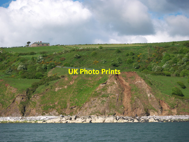 Photo 6"x4" Coastline near Blackhead Ballycarry c2010