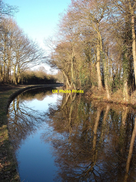 Photo 6"x4" Reflections on the Cheshire Ring Canal Walk The Bank c2010