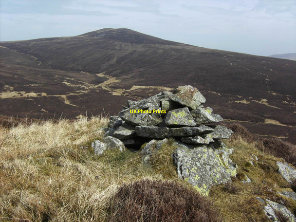 Photo 6"x4" NY278299 Cairn on Hare Crag looking to Great Calva Millbeck\/NY2526 c2010