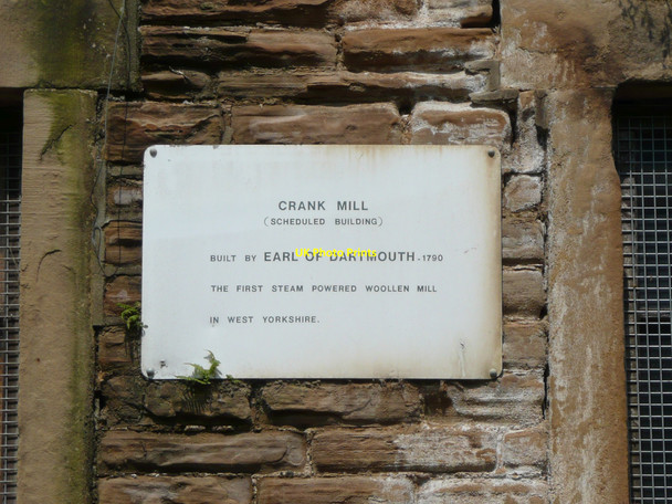 Photo 6"x4" Plaque on Crank Mills, Station Road, Morley Morley\/SE2627 c2010