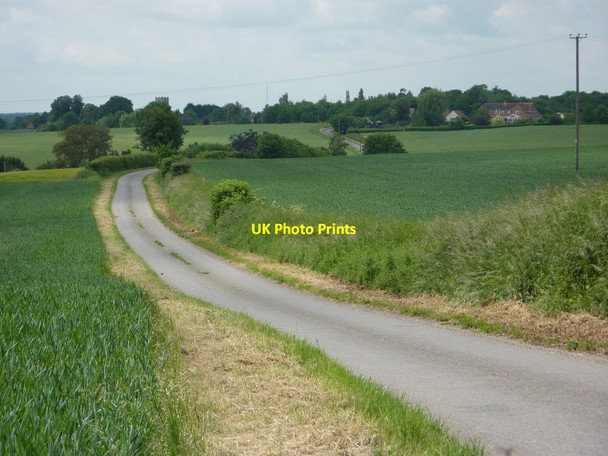 Photo 6"x4" Country lane towards Groton Broad Street\/TL9643 c2010