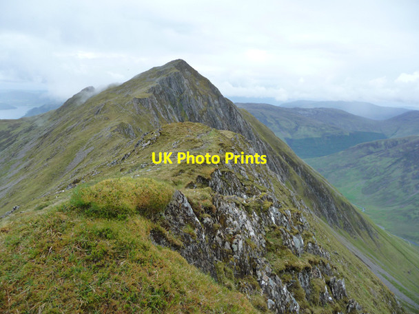 Photo 6"x4" South ridge of Sgurr nan Saighead Carn-gorm c2010