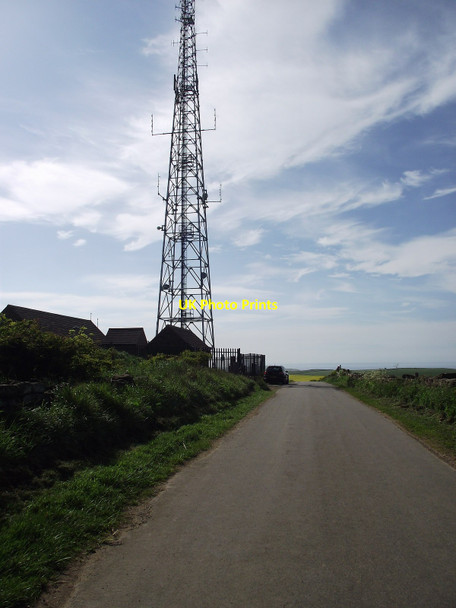 Photo 6"x4" Transmitter Mast Boulby c2010