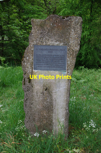 Photo 6"x4" Millennium gravestone, Chapel le Dale Chapel-le-Dale c2010